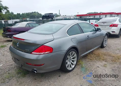 2008 BMW 650I I z USA, uszkodzony, nr VIN WBAEA53568CV90221